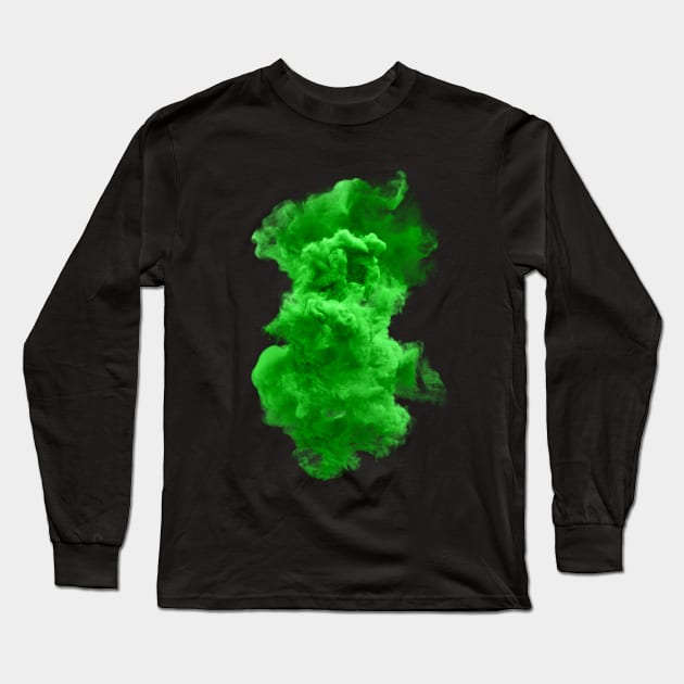 Green cloud Long Sleeve T-Shirt by PallKris